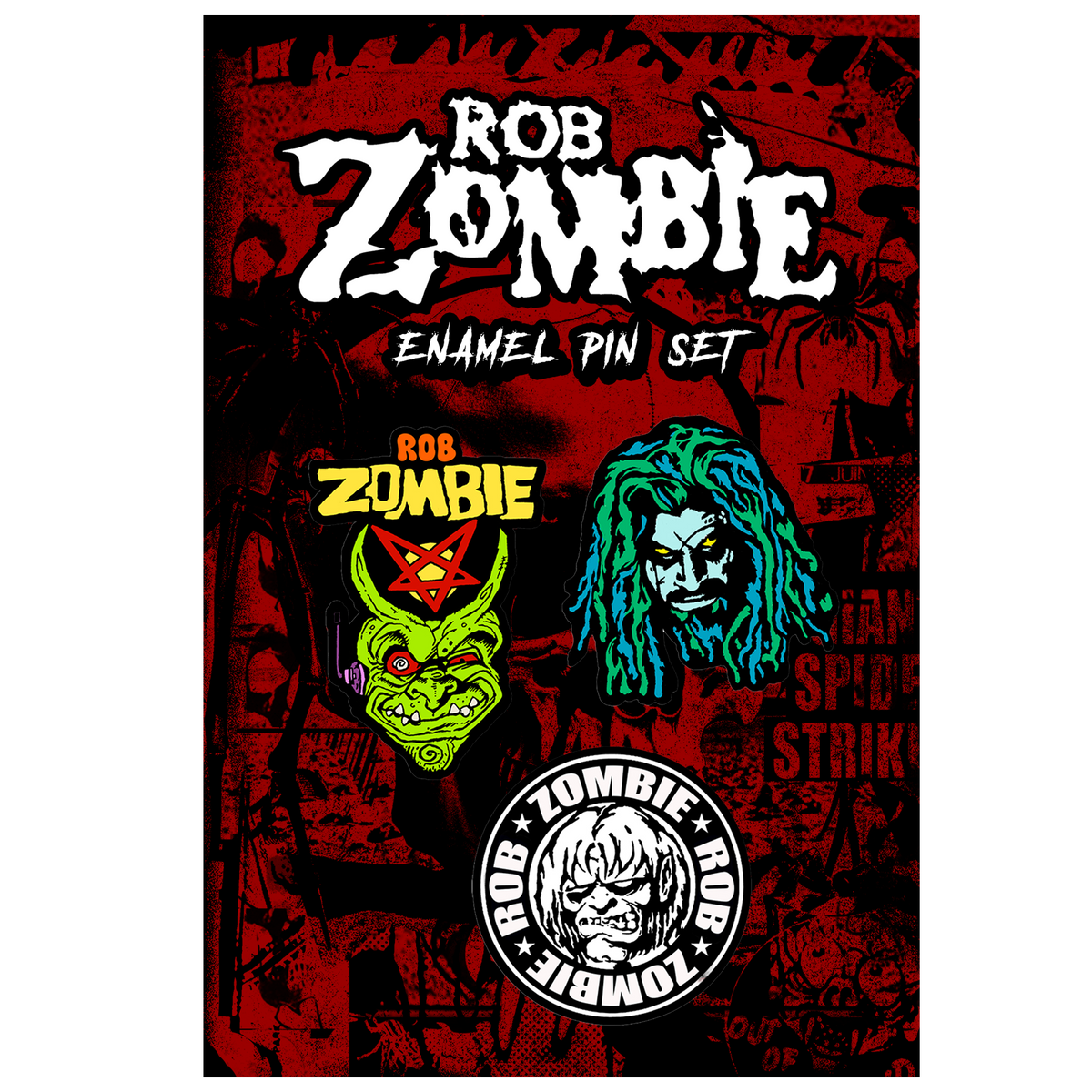 Classic Rob Enamel Pin Set