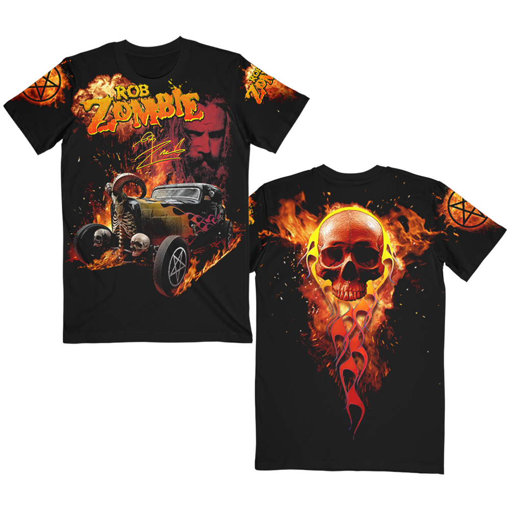 Demonic Hot Rod 90's Racing Tee