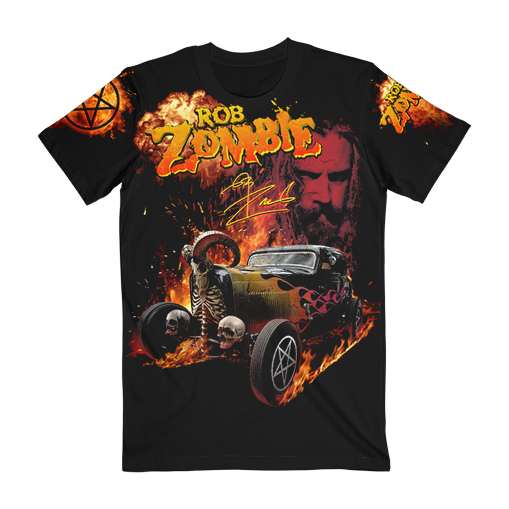 Demonic Hot Rod 90's Racing Tee