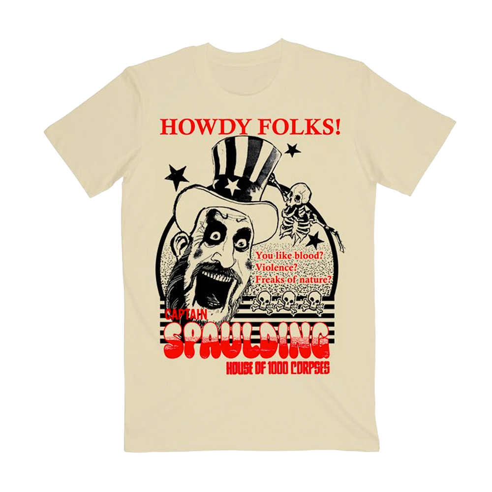 Howdy Folks Natural Tee