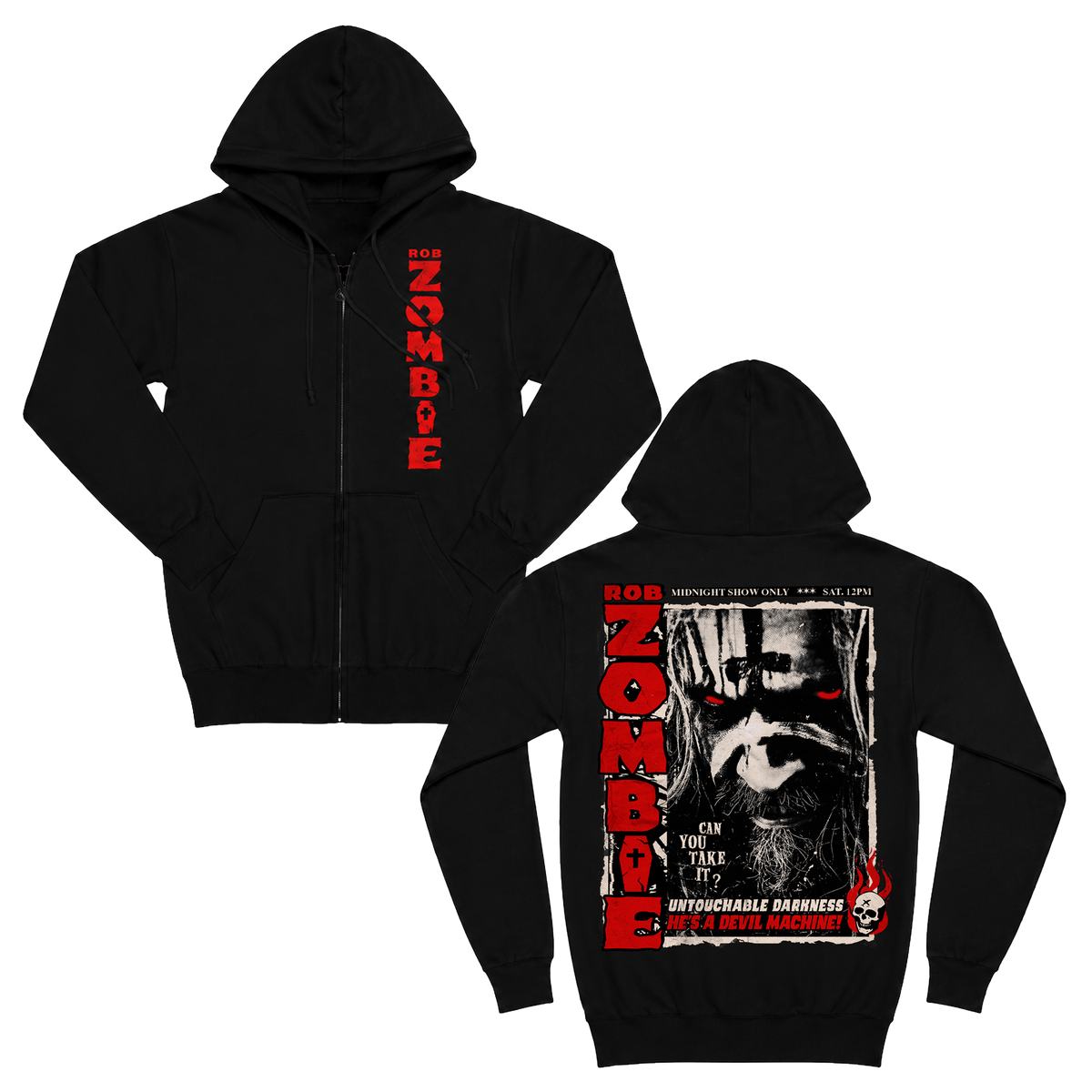 Devil Machine Zip Hoodie