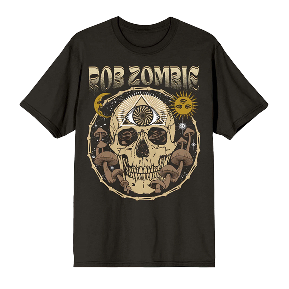 LSD Skull Black Tee – Rob Zombie Store