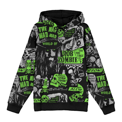 Rob zombie zip up hoodie hotsell