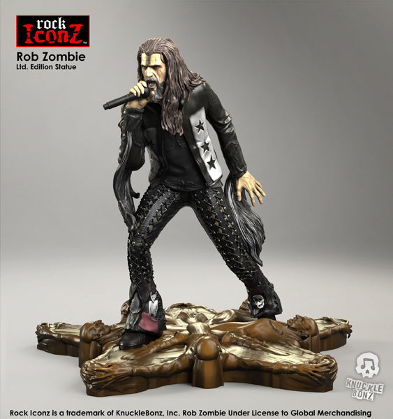 Rob Zombie Rock Iconz Statue